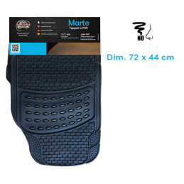 SERIE TAPPETI 4 PZ NERO IN...